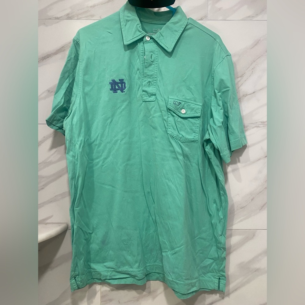 Vineyard Vines Notre Dame polo